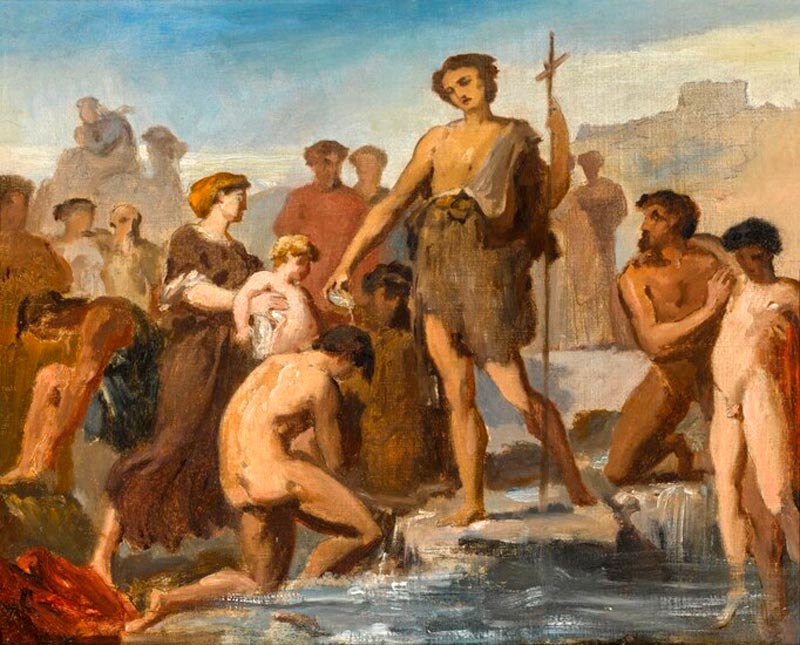 Saint John the Baptist preaching (Св.Иоанн Креститель проповедует), XIX