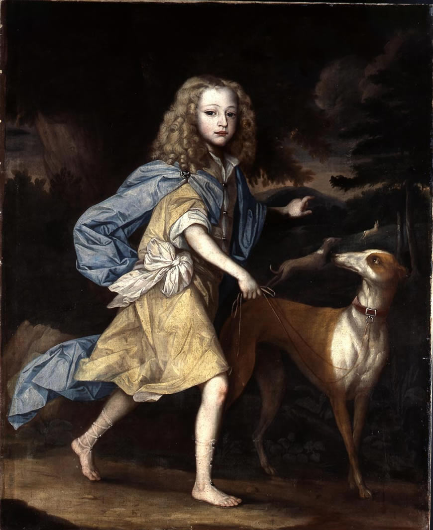 Boy with a Dog (Мальчик с собакой), XVIII