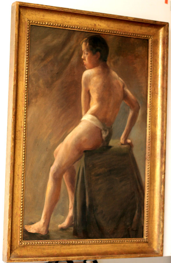 Semi-Nude Boy (Полуобнажённый мальчик), XIX