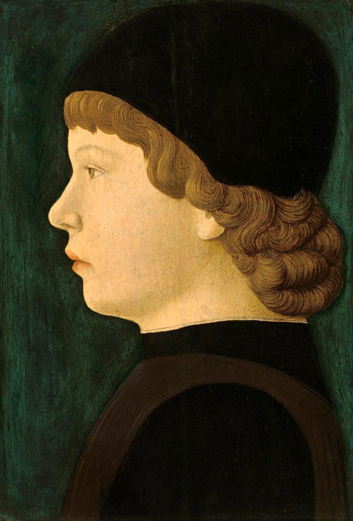 Profile Portrait of a Boy (Портрет мальчика в профиль), XV