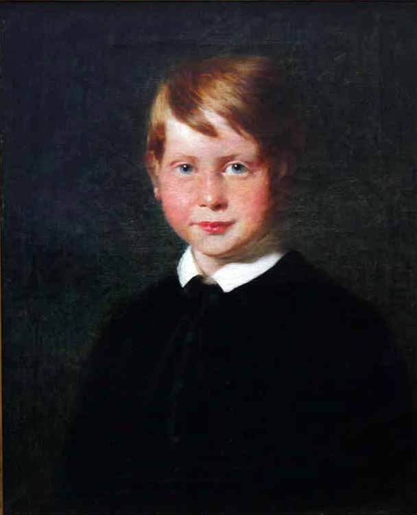 Portrait of a boy (Портрет мальчика), end XIX