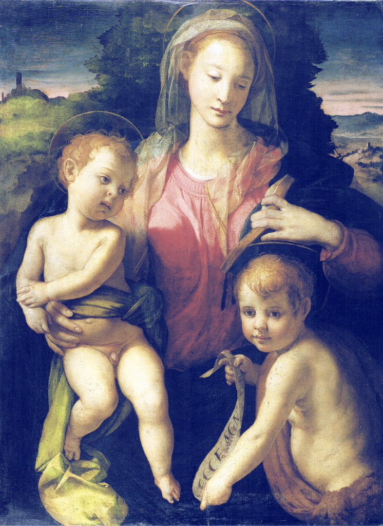 Madonna and Child with the Young Saint John the Baptist (Мадонна с младенцем и юным святым Иоанном Крестителем), mid XVI