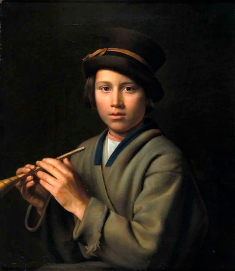 Пастушок с рожком (Shepherd boy with a horn), 1840-е