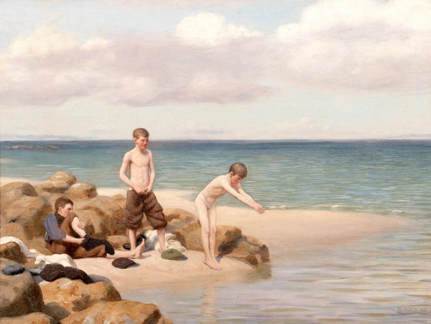 Nude Bathers (Голые купальщики), end of XIX
