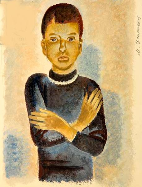 Мальчик в синем свитере (Boy in Blue Sweater), 1972