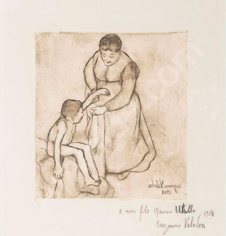 Grand-mère et enfant (Бабушка и ребёнок), 1908 