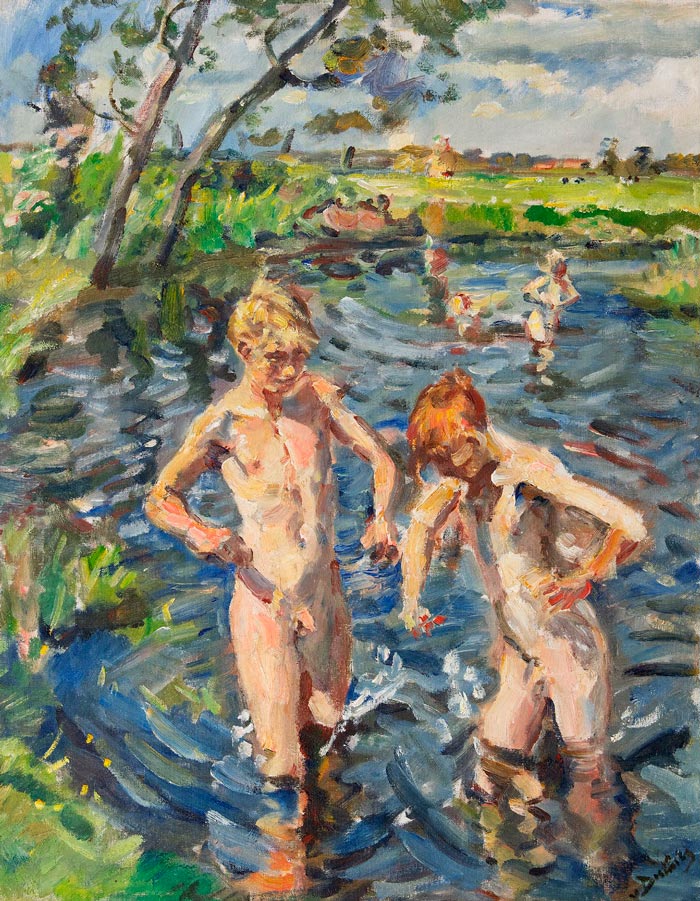 Take a dip in the 'Drentse Aa' (Окунание в воду реки Дрентсе)