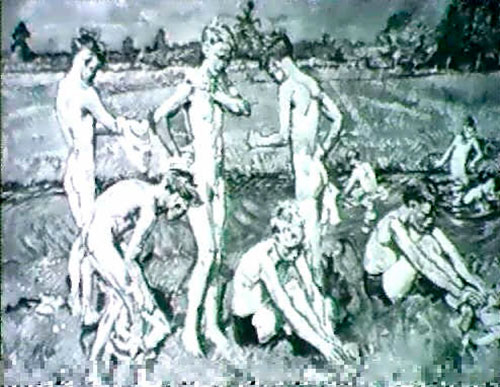 Bathing boys (Купающиеся мальчишки), 1951