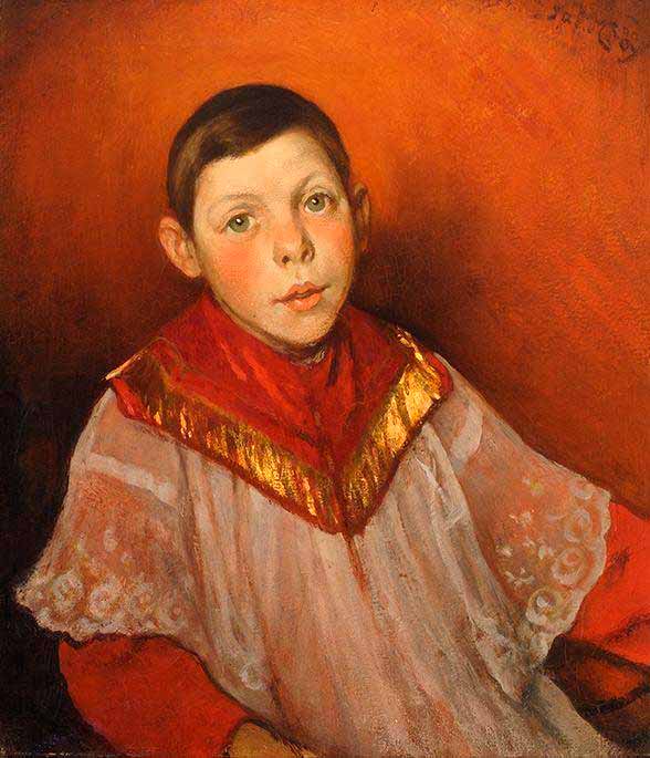 Portrait of an altar boy (Портрет мальчика-алтарника)