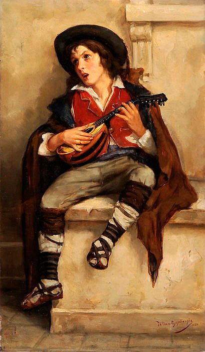 Joueur de Mandoline (Играющий на мандолине), 1880