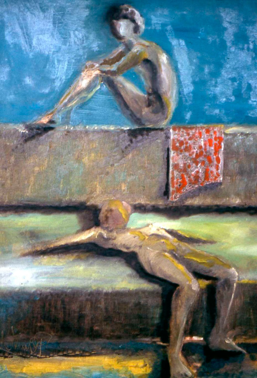 Two boys bathing (Два купающихся мальчика), 1993