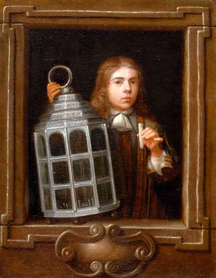 Youth with extinguished lantern (Юноша с погасшим фонарем)