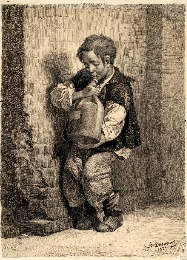 Бутыль / Мальчик с бутылью (Bottle / Boy with a Bottle), 1872