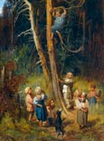 Children in the forest