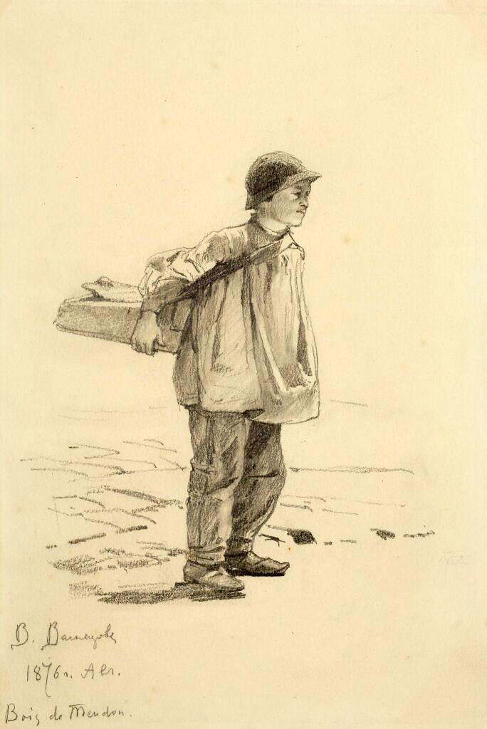 Мальчик-лоточник (The peddler boy), 1876
