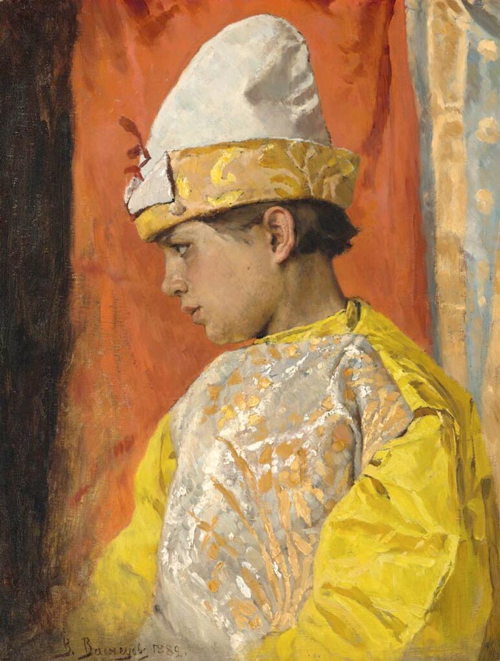В костюме скомороха (In a buffoon's costume), 1882