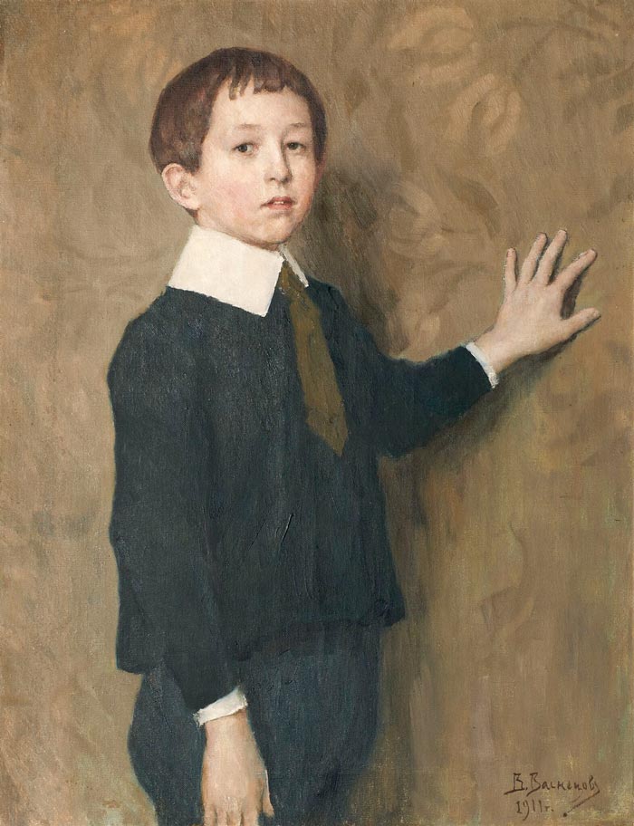 Портрет Всеволода Аполлинарьевича Васнецова, племянника художника (Portrait of Vsevolod Apollinarievich Vasnetsov, the artist's nephew), 1911