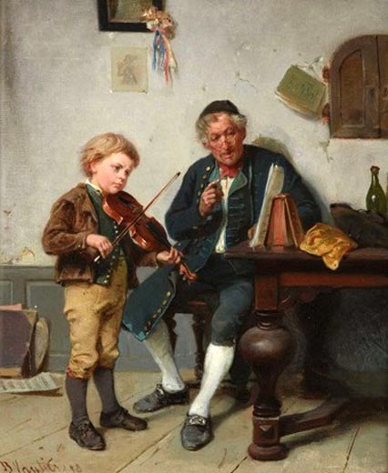 The Music Lesson (Урок музыки), 1858