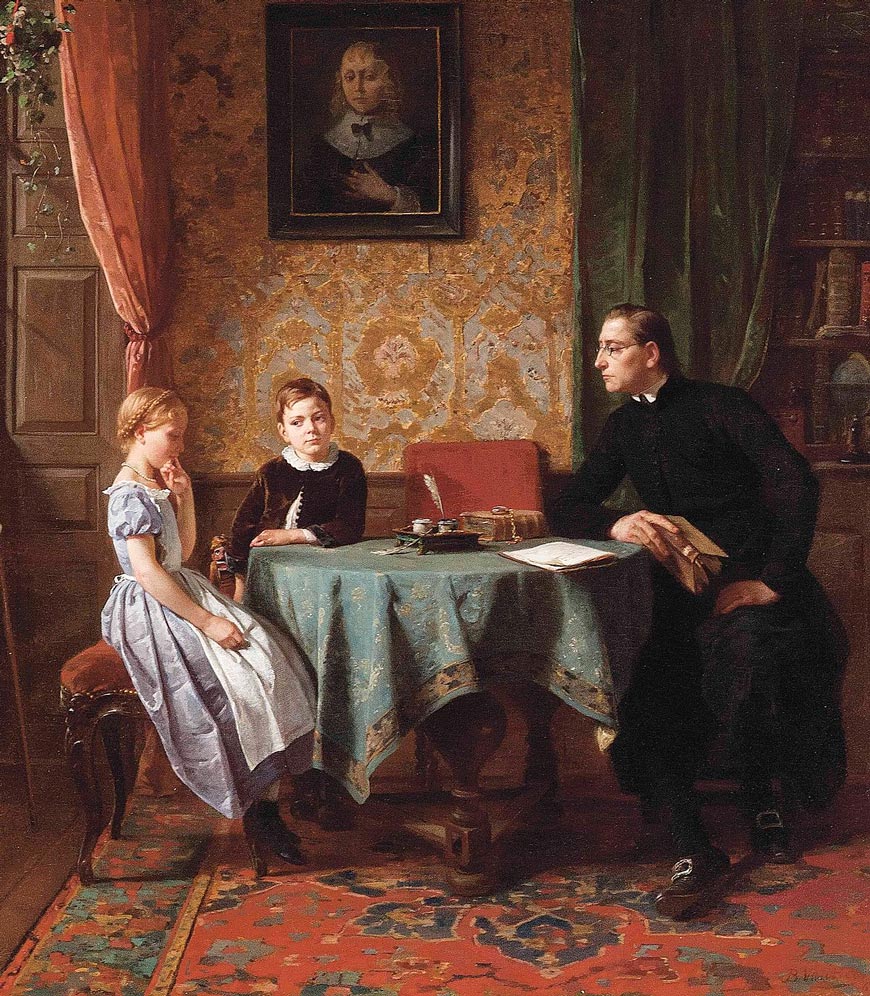 Eine knifflige Frage (Сложный вопрос), 1861