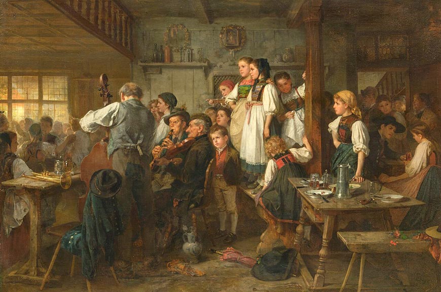Festgesellschaft beim Tanz (Вечеринка с танцами), 1872