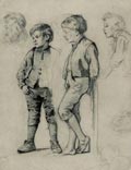 Два крестьянских мальчика (этюд к картине «Кузен»)