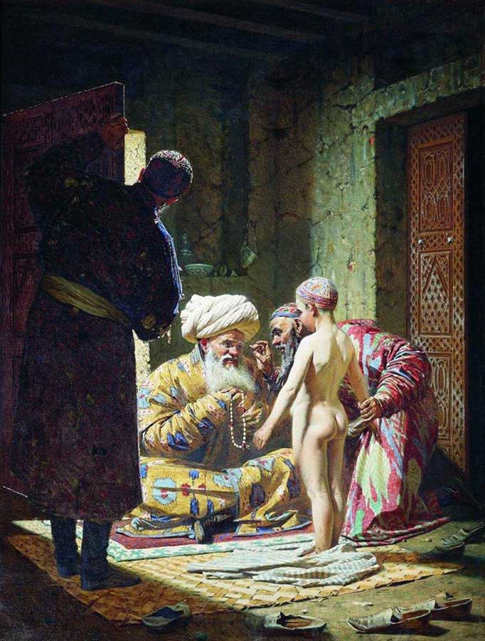 Пpoдaжa peбeнкa-нeвoльникa (The Sale of the Child Slave), 1872