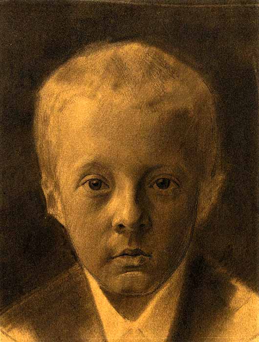 Portrait of André Jolles as a child (Портрет Андре Жолля в детстве)