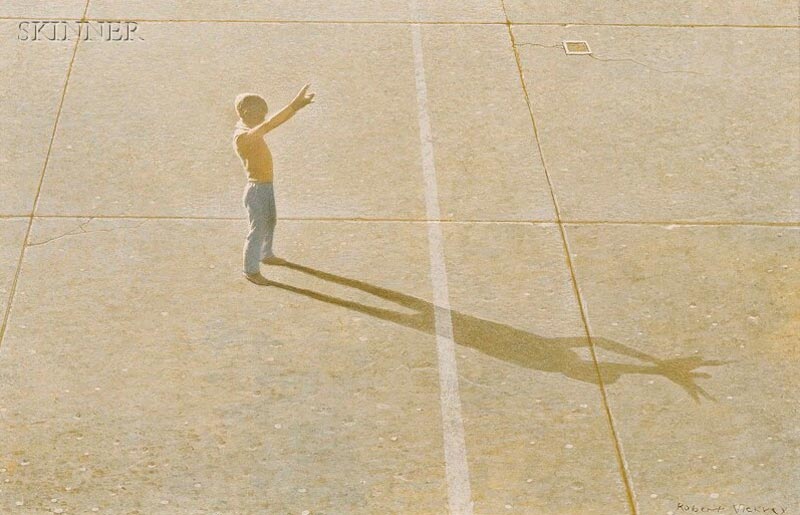 Boy with Hand Shadow (Мальчик с тенью от рук)