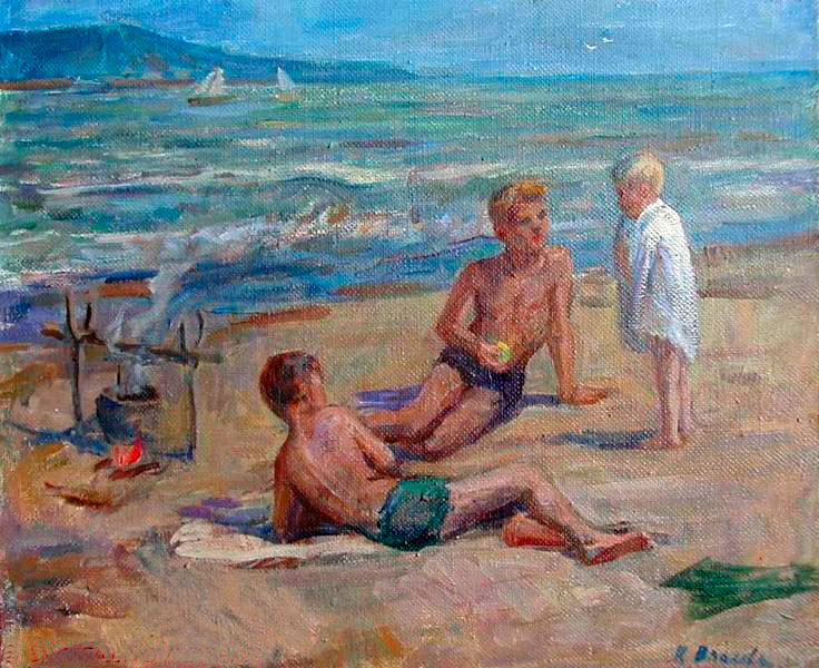 Мальчики и море (Boys and the Sea), 1960