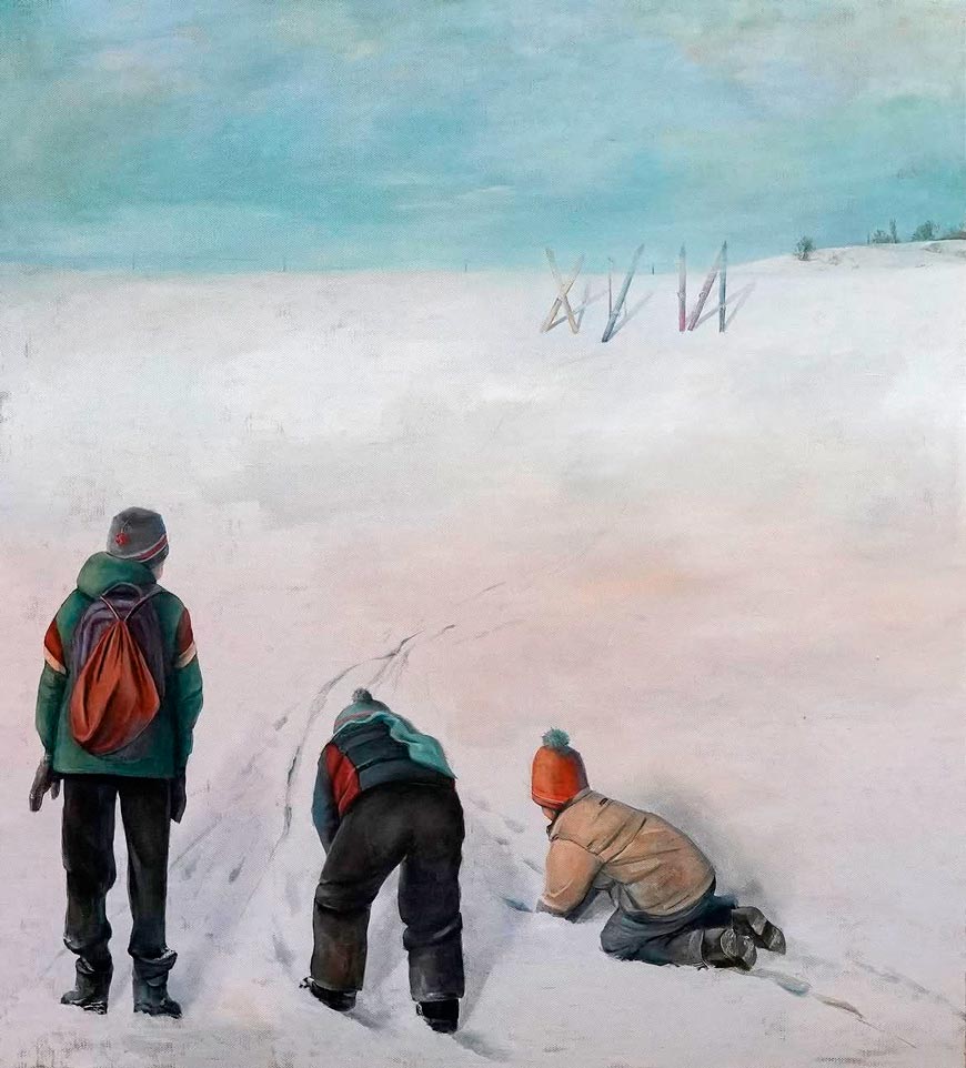 Мальчики на снегу (Boys on the Snow)