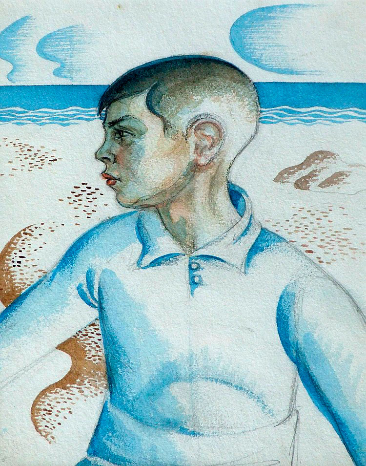 Boy in Blue, Robin Hood's Bay (Мальчик в голубом, Робин Гуд-Бэй)