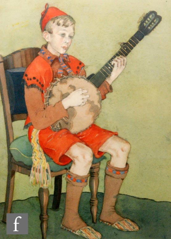 Young banjo player (Юный игрок на банджо)