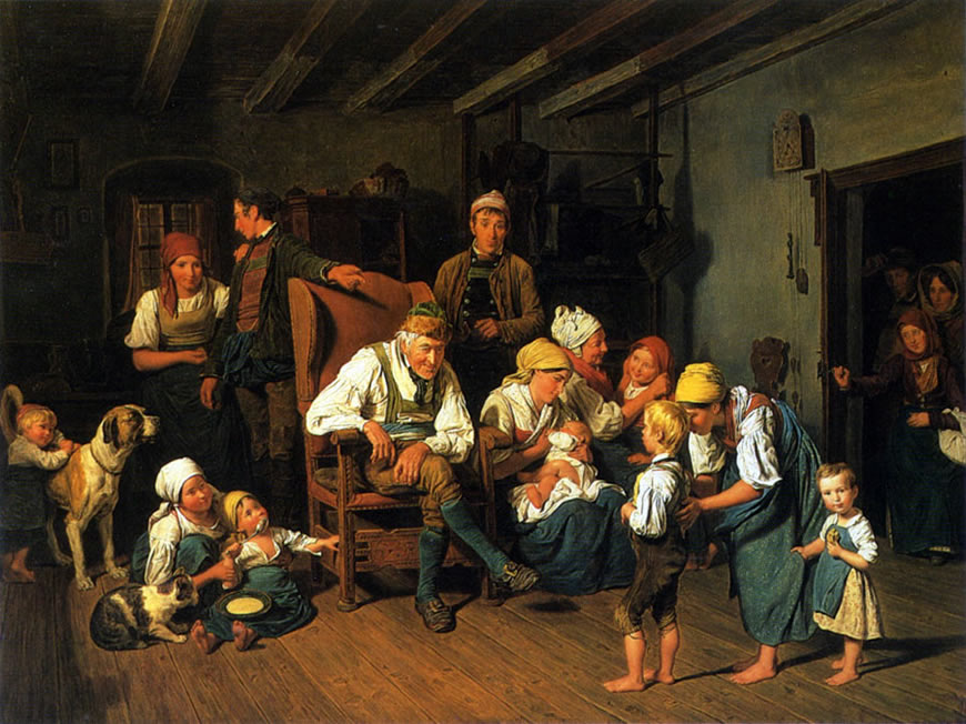 Großvaters Geburtstag (День рождения деда), 1849