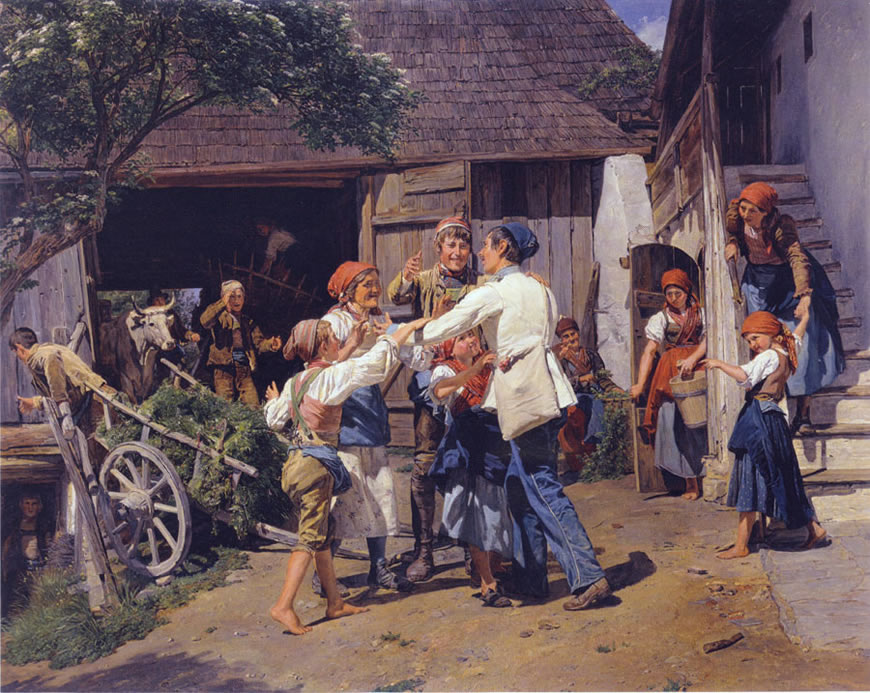 Heimkehr ins väterlieche Haus (Возвращение в отцовский дом), 1855