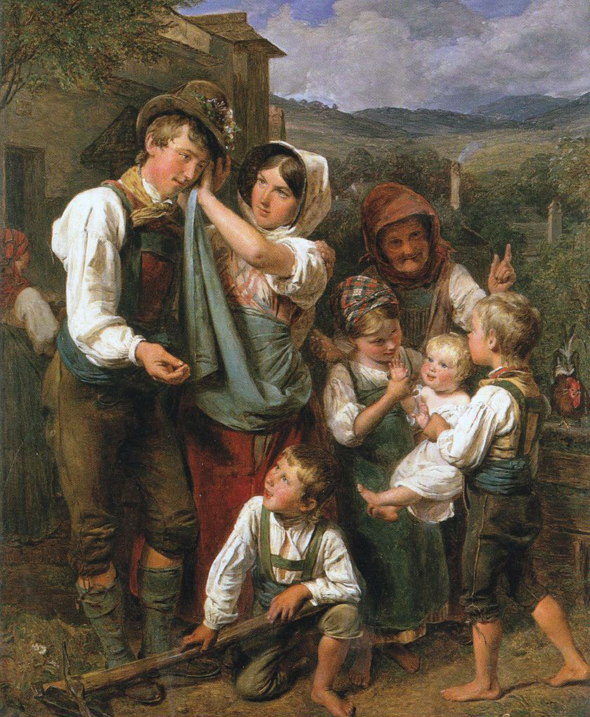 Die Heimkehr des Landmannes (Возвращение фермера), c.1833