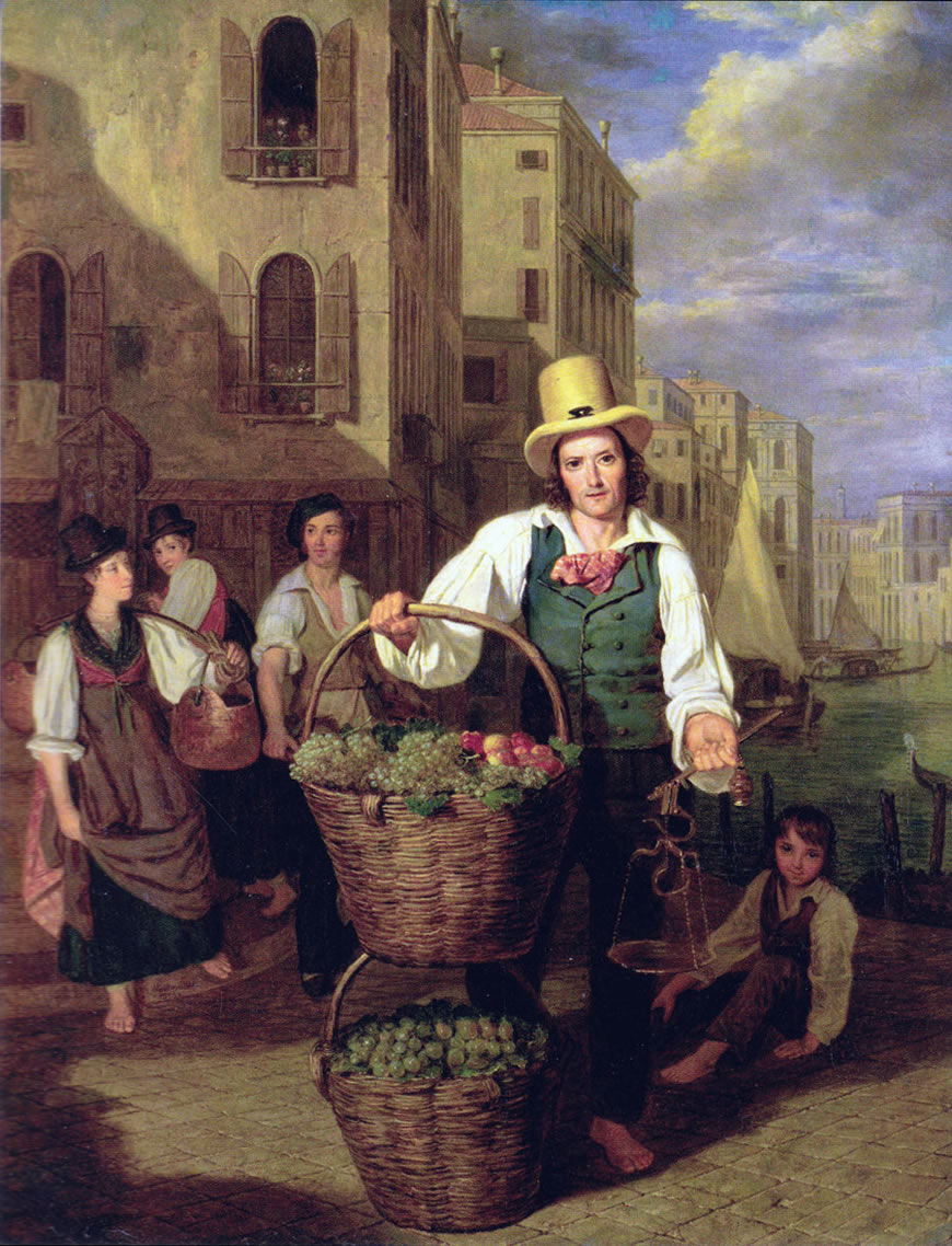 Venezianischer Obstverkäufer (Венецианский продавец фруктов), 1826