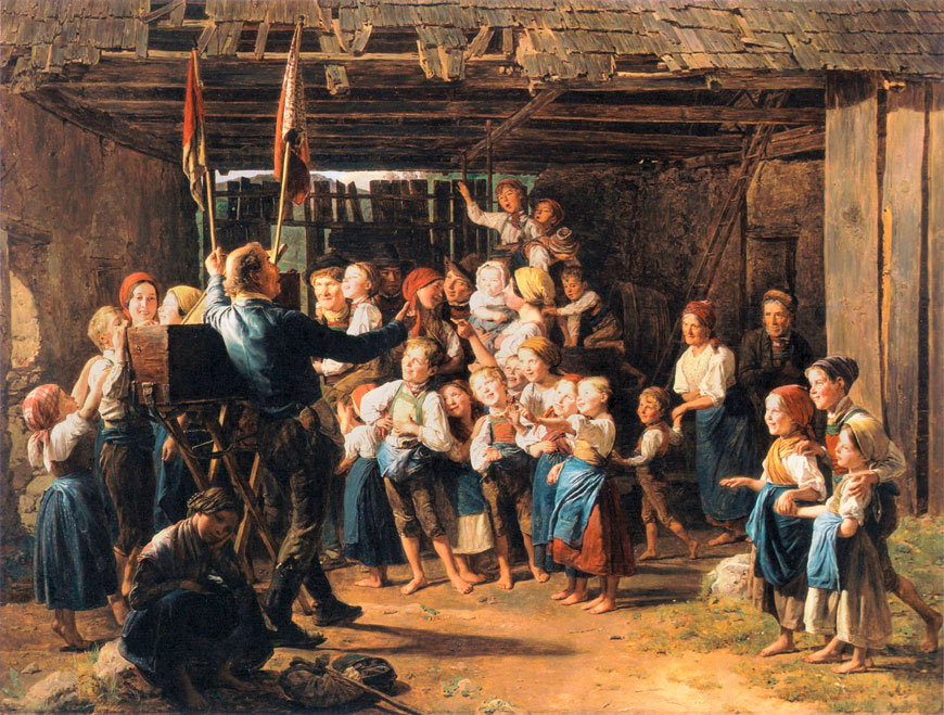 Der Guckkastenmann (Человек с кинетоскопом), 1847