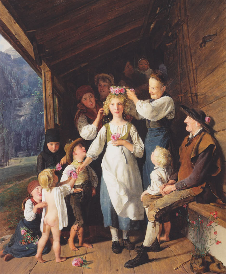 Kranzeljungfer (Обряжение невесты), 1846