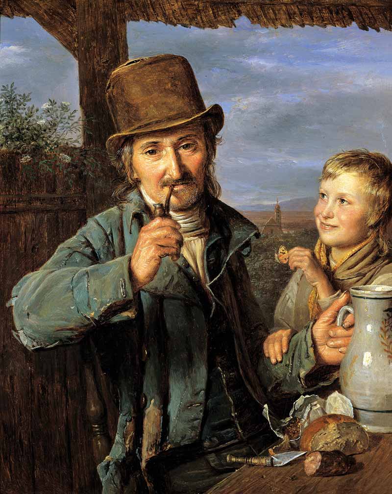 Der Taglöhner mit seinem Sohn (Поденщик с сыном), 1823