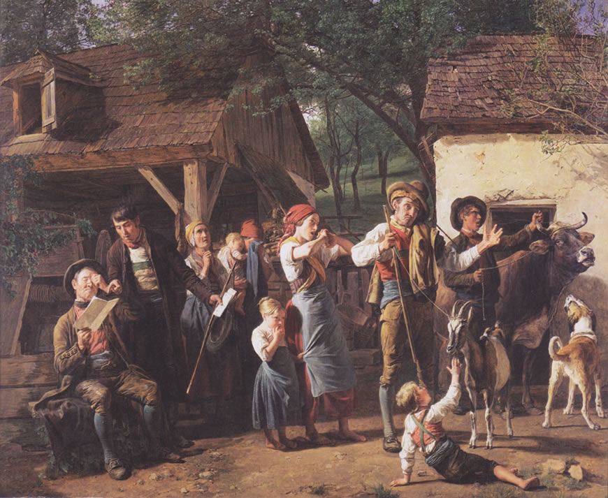 Die Pfändung (Опись имущества), 1847