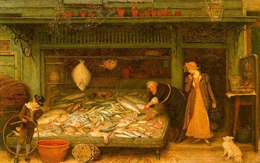 A Fishmonger's Shop (Рыбный магазин), 1872-1873