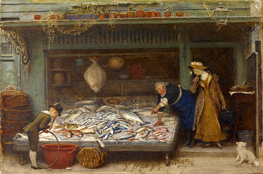 A Fishmonger's Shop (Рыбный магазин), 1873