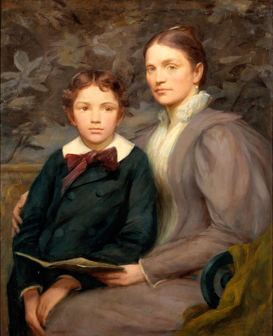 Mrs. William T. Evans and Her Son (Миссис Вильям Т. Эванс с сыном), 1895