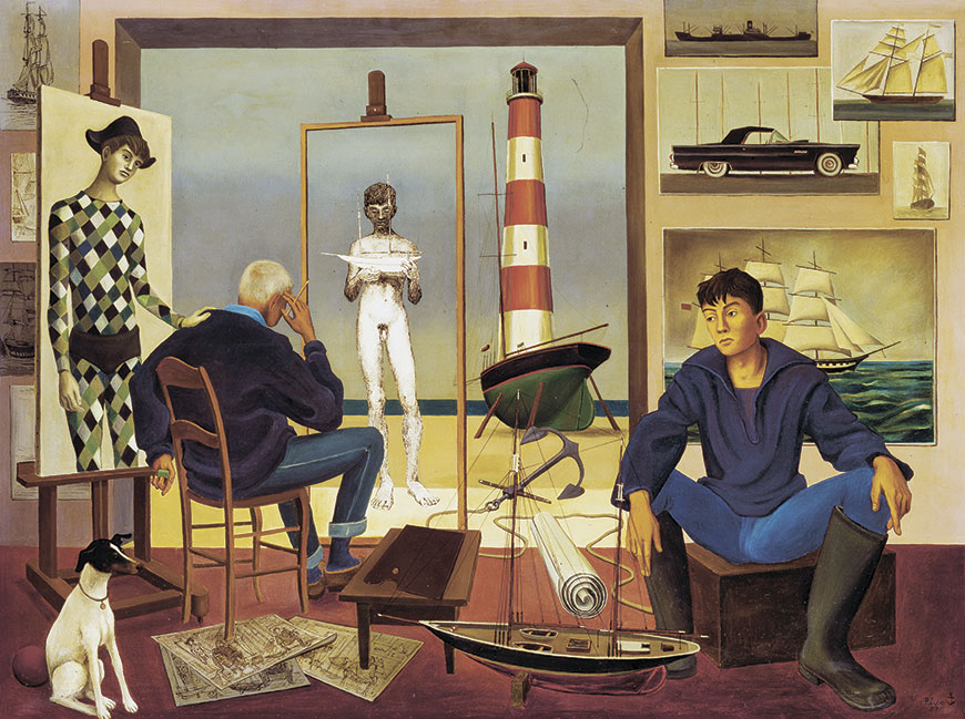 Peintre et modele (Художник и модель), 1957