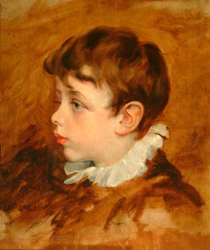 Portrait of a Boy's Head / Cornellius (Портрет головы мальчика / Корнелий), 1836 