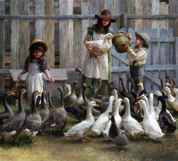 Feeding The Geese (Откорм гусей)