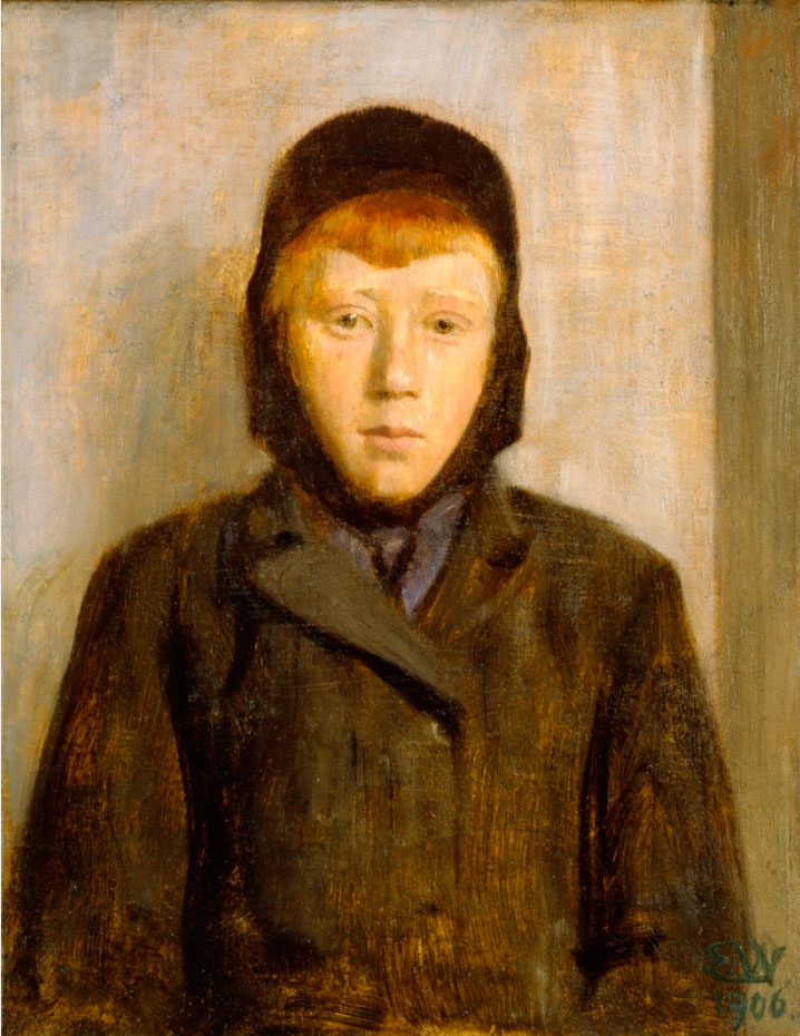 Ung, rødhåret gutt (Юный рыжий мальчик), 1906