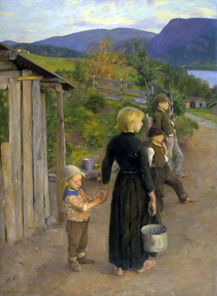 Ventende bearn (Ожидающие дети), 1893