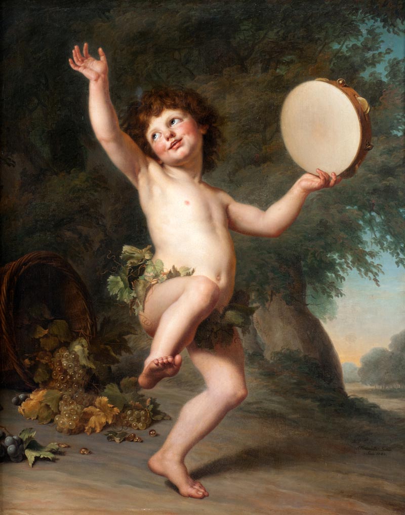 Cupid As Bacchus (Купидон в образе Вакха), 1784