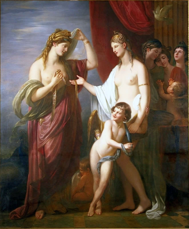 Juno Receiving The Cestus From Venus (Юнона прячет пояс верности от Венеры)